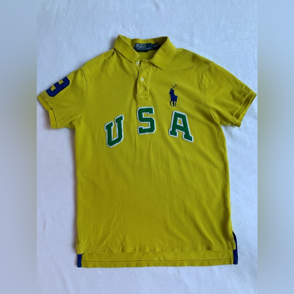 Polo Ralph Lauren USA Big Pony Custom Print Men’s Sz Medium